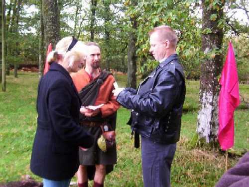 Above, a surprise Renewal of Vows ceremony for Amy (she looks surprised, 