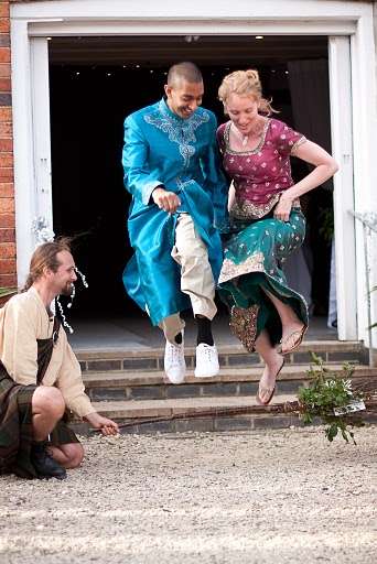 Jenny and Matt Aranha

jumping the besom