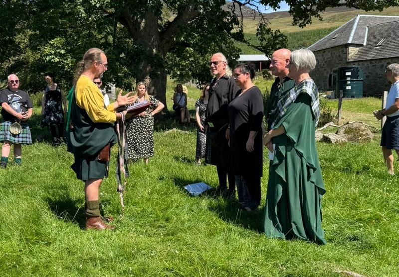 A double renewal ceremony, Perthshire