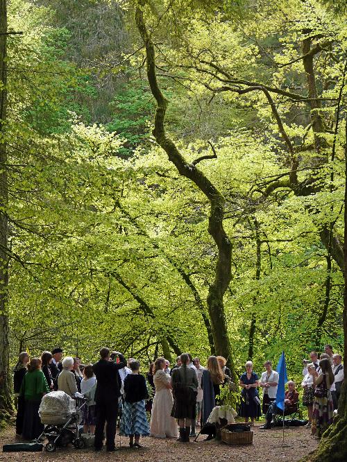 Handfasting at the
Hermitage